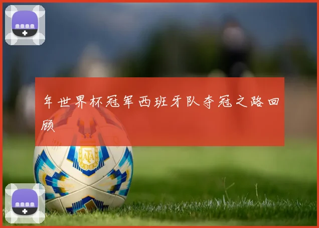 年世界杯冠军西班牙队夺冠之路回顾