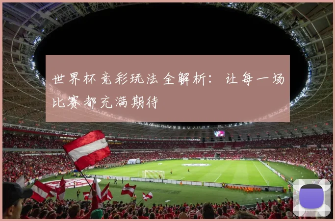 世界杯竞彩玩法全解析：让每一场比赛都充满期待